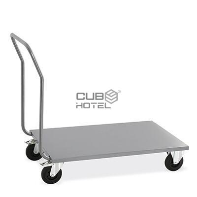 100F Stainless Steel Platform Transport Trolley